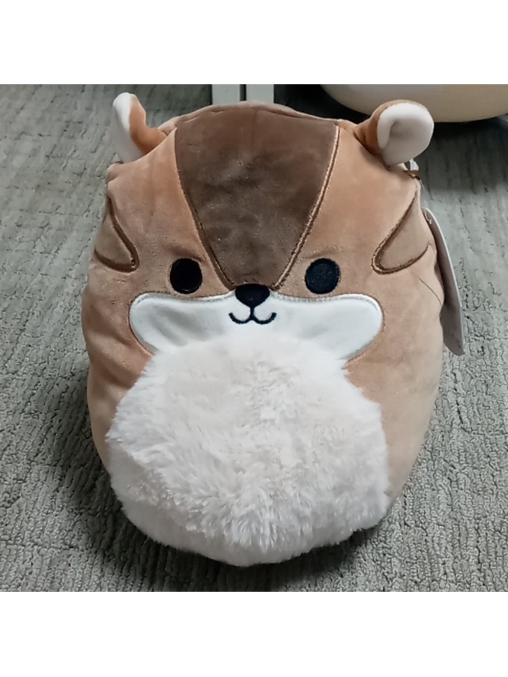 Squishmallows Melzie the chipmunk 8” squirrel NWT FUZZMALLOWS belly